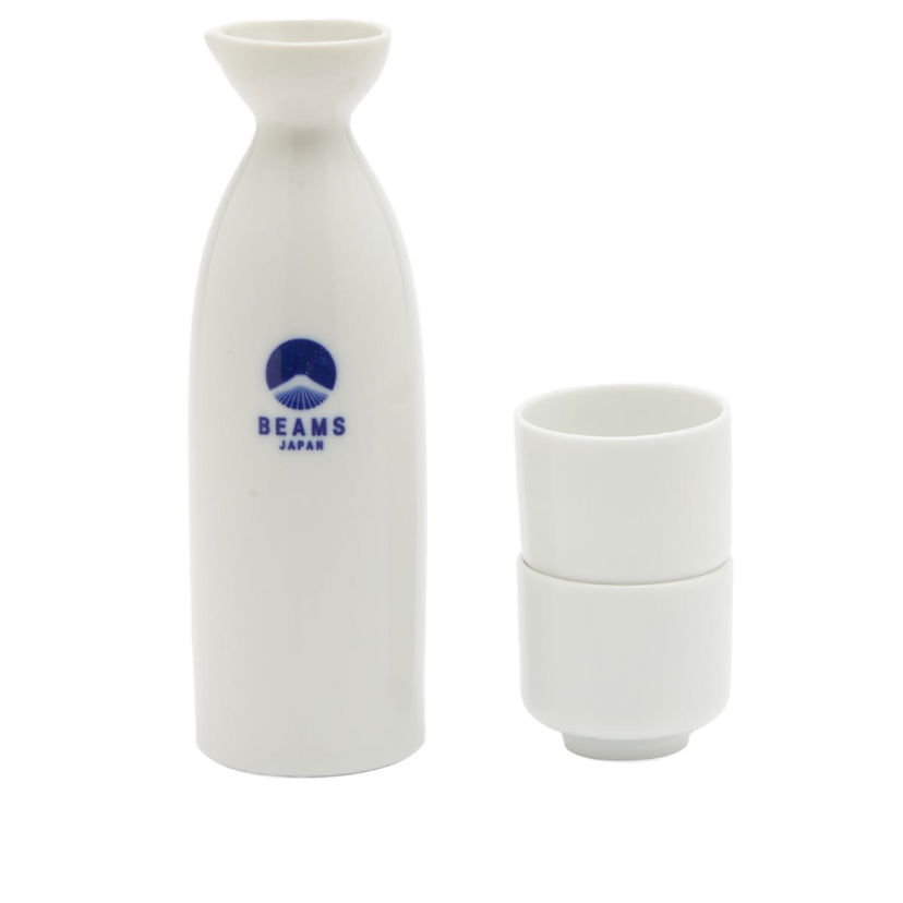 Home decor BEAMS Beams Japan Ceramic Sake Set Hvid | 56710392950-01