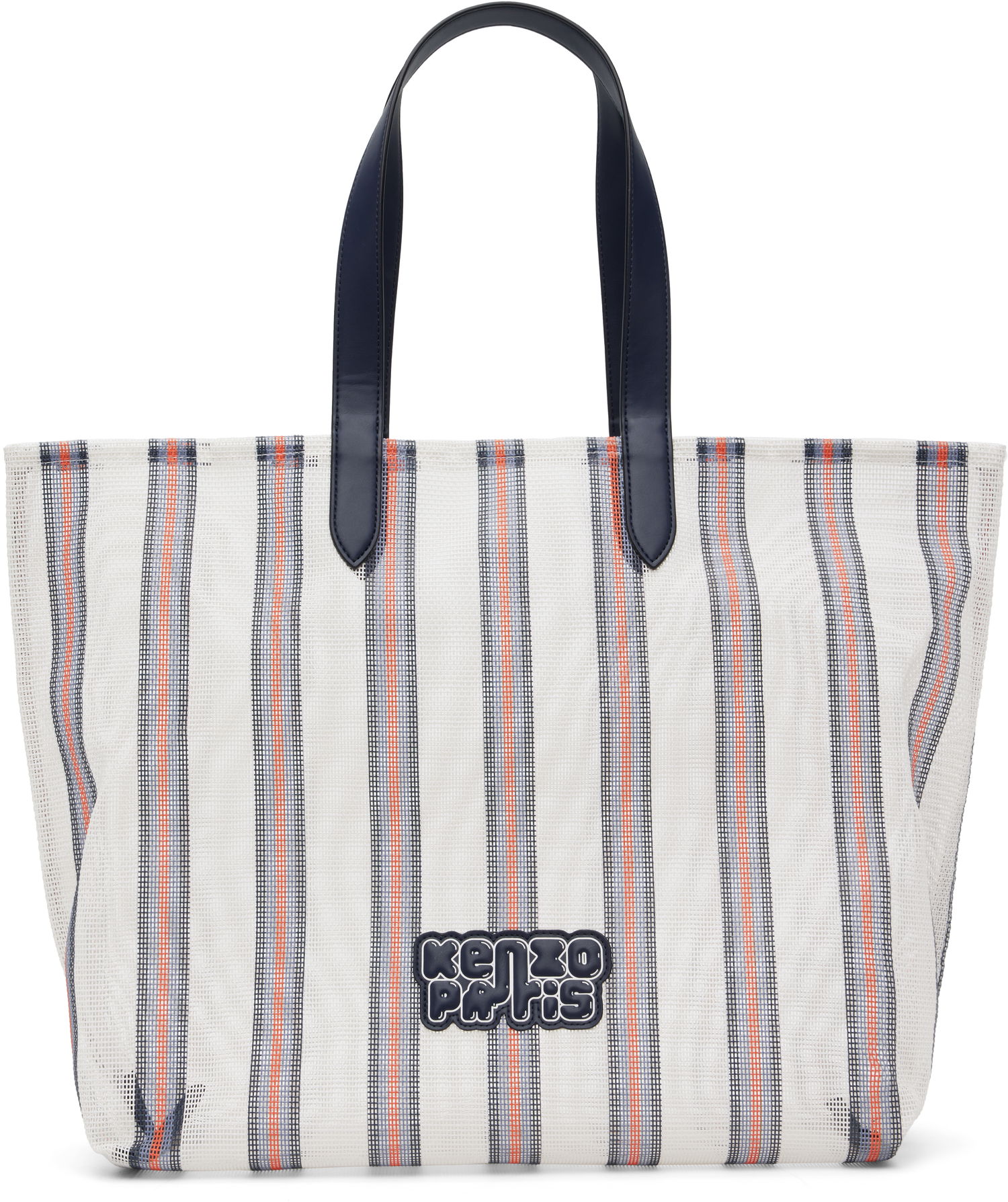 Mulepose KENZO Kenzo 'KENZO Coast Lines' Large Tote Bag Hvid | FF68SA411FS1, 0