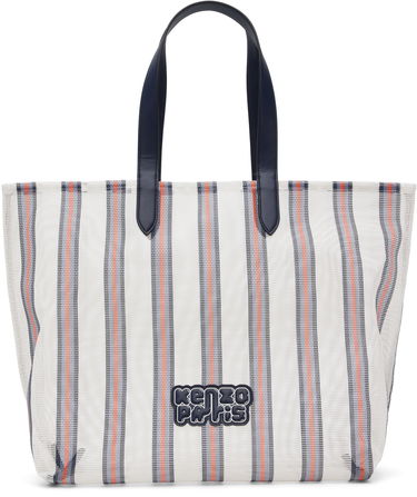 Mulepose KENZO Kenzo 'KENZO Coast Lines' Large Tote Bag Hvid | FF68SA411FS1, 0