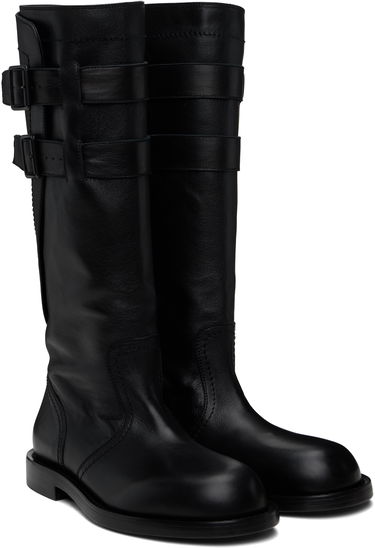 Tøj Ann Demeulemeester Ann Demeulemeester Uplu Biker Boots Sort | 2510-M-R44-LT157-099, 3