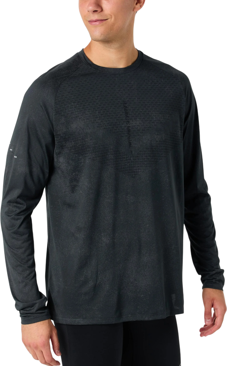 T-shirt Nike Stride Long-Sleeved Shirt Sort | im7836-045
