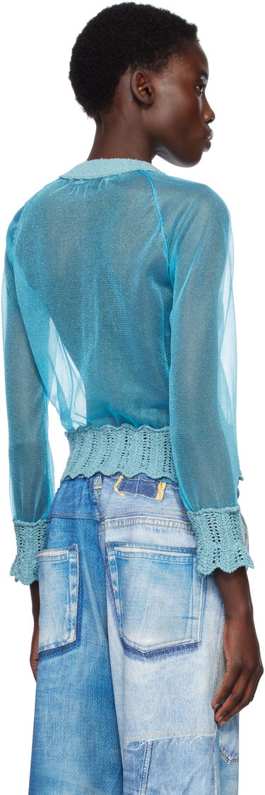 Sweater Andersson Bell Andersson Bell Sheer Knit Cardigan Blå | atb1326w, 2