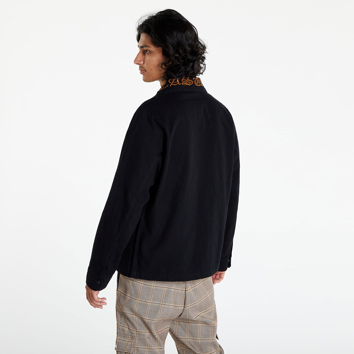 Jakke Pleasures Temper Work Jacket Sort | P22F029 BLACK, 1