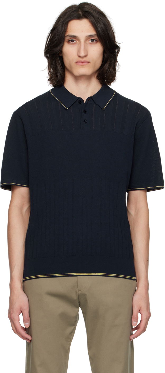Polo skjorte Paul Smith Paul Smith Striped Polo Mørkeblå | M1R-635Y-M02312-49