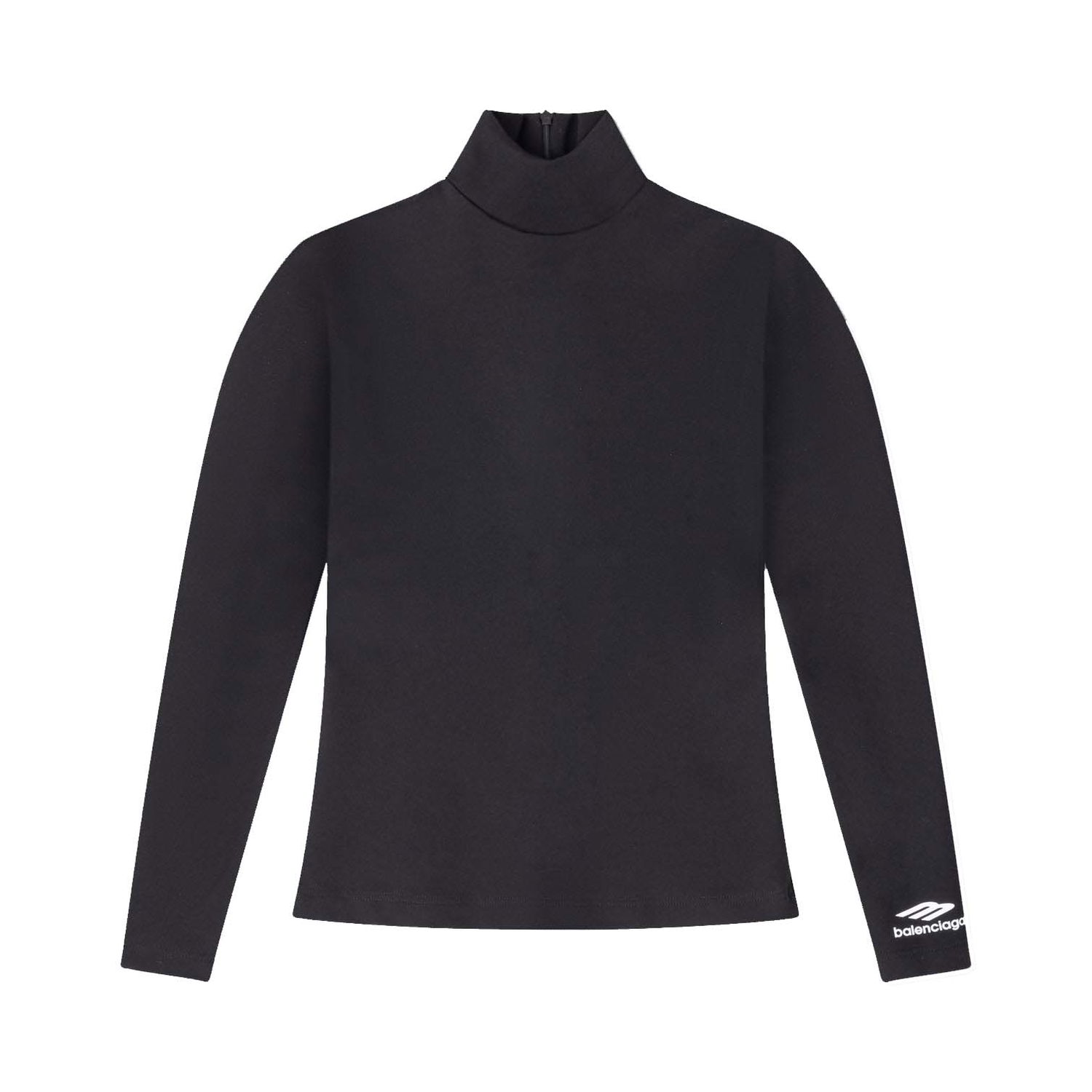 Sweater Balenciaga 3B Sports Icon Turtleneck Shirt Sort | 720084TTK211000, 0