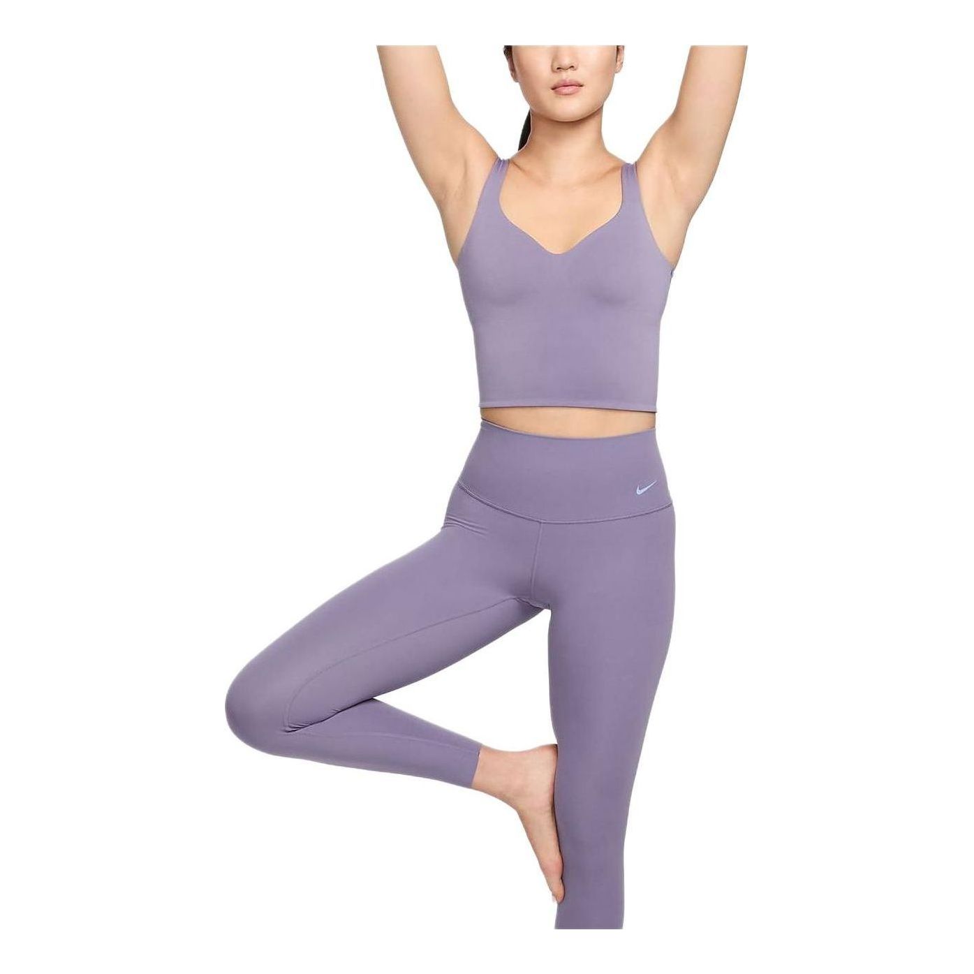 Krop Nike Alate Light-Support Padded Sports Bra Tank Top Lilla | FN0544-509, 0