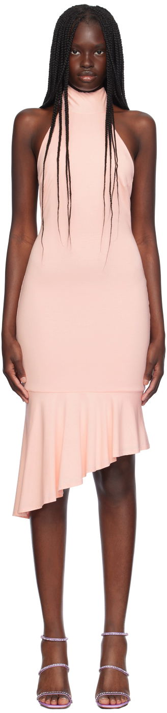 Kjole Miaou Miaou Karina Midi Dress Lyserød | 5028TJBWIL