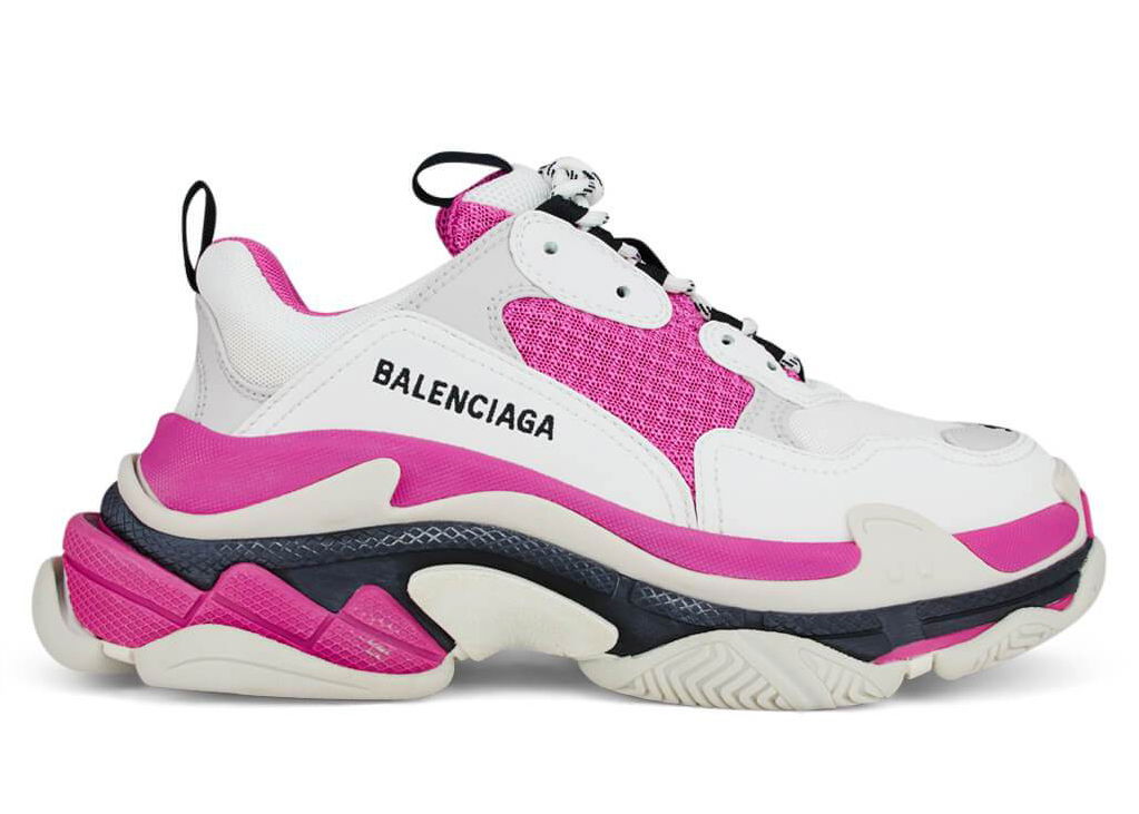 Sneakers og sko Balenciaga Triple S Pink White W Lyserød | 524039W09OM9021, 0