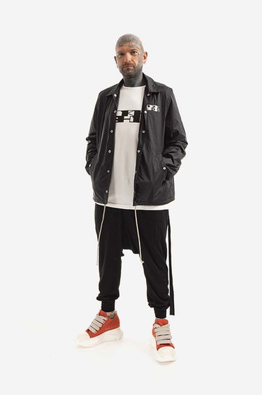 Vindjakke Rick Owens Snapfront Jacket Sort | DU01B7782.NDEP3, 1