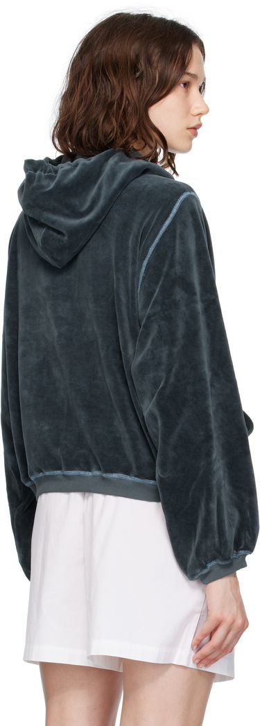 Sweatshirt Baserange Baserange Pillow Velour Hoodie Grå | FPIH-VE-SU25, 2