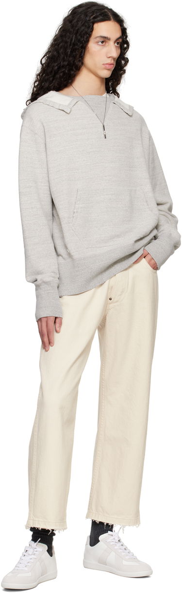 Sweatshirt Maison Margiela Maison Margiela Stamp Logo Hoodie Grå | S50GU0231 M25015, 3