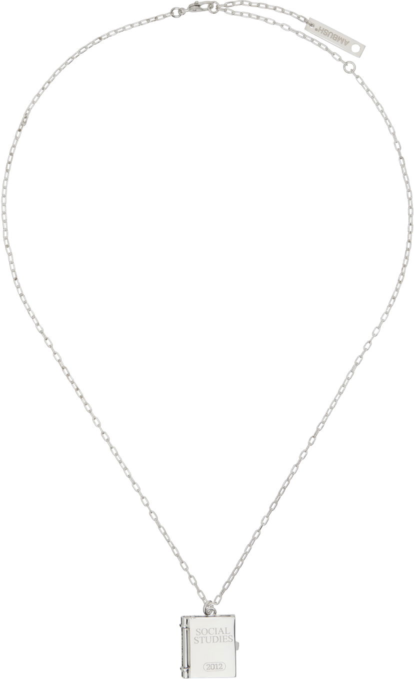 Halskæde Ambush 'Social Studies' Pendant Necklace Metalisk | BWOB008F24SIL0017200