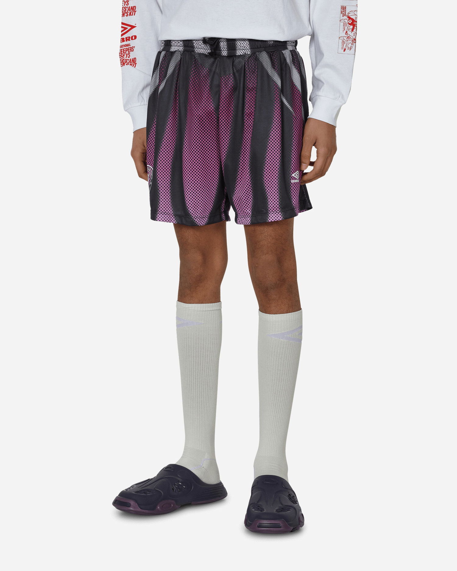 Shorts Umbro Kit Shorts Black / Purple Lilla | UBMW087FA57 MLT0001, 1