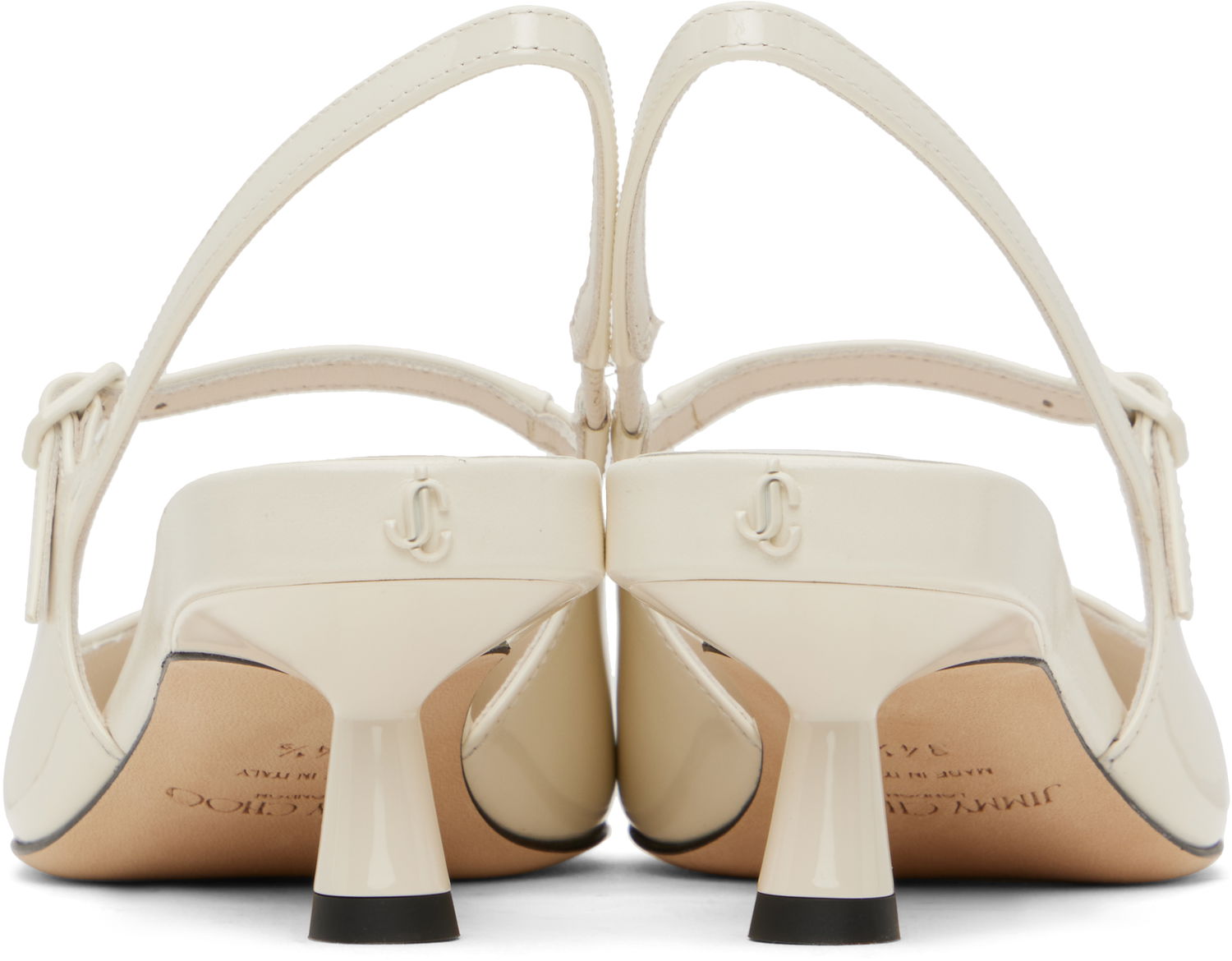 Sneakers og sko Jimmy Choo Jimmy Choo Didi 45 Slingback Pumps Hvid | DIDI 45, 1