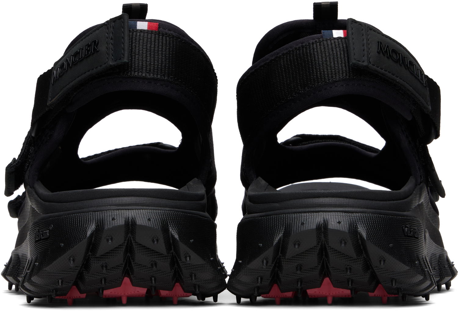 Sneakers og sko Moncler Moncler Trailgrip Vela Water-Repellent Sandals Sort | K109A4L00030M3808, 1