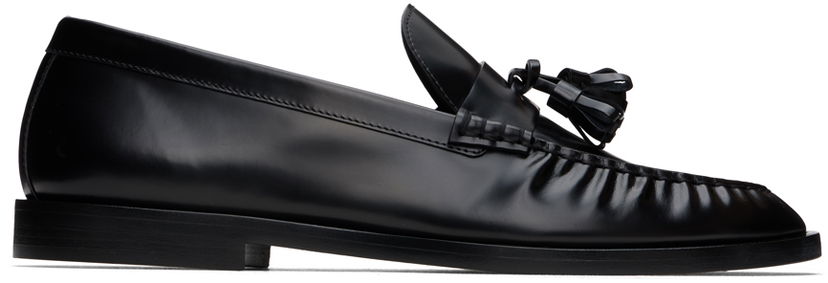Sneakers og sko The Row Leather Loafers Sort | F2042-L60