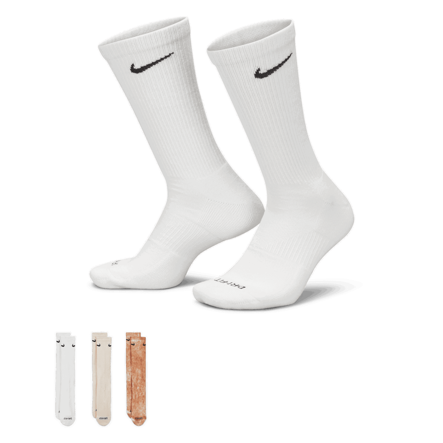 Sokker Nike Everyday Plus (3 páry) Hvid | FB9948-905, 0