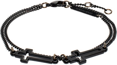 Armbånd DSQUARED2 Dsquared2 Jesus Cross Chain Bracelet Sort | ARM0002_37208163_2124, 0