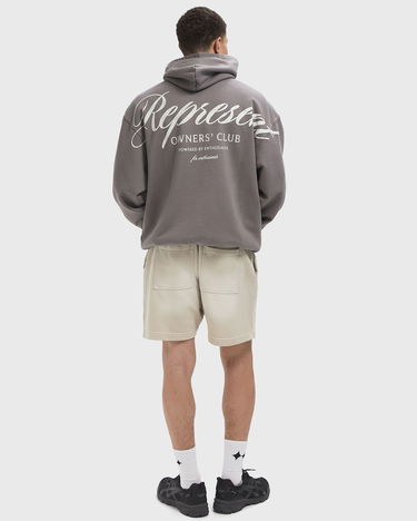Sweatshirt Represent Clo Represent Owners Club Script Men's Hoodie Grå | OCM41200-46, 2