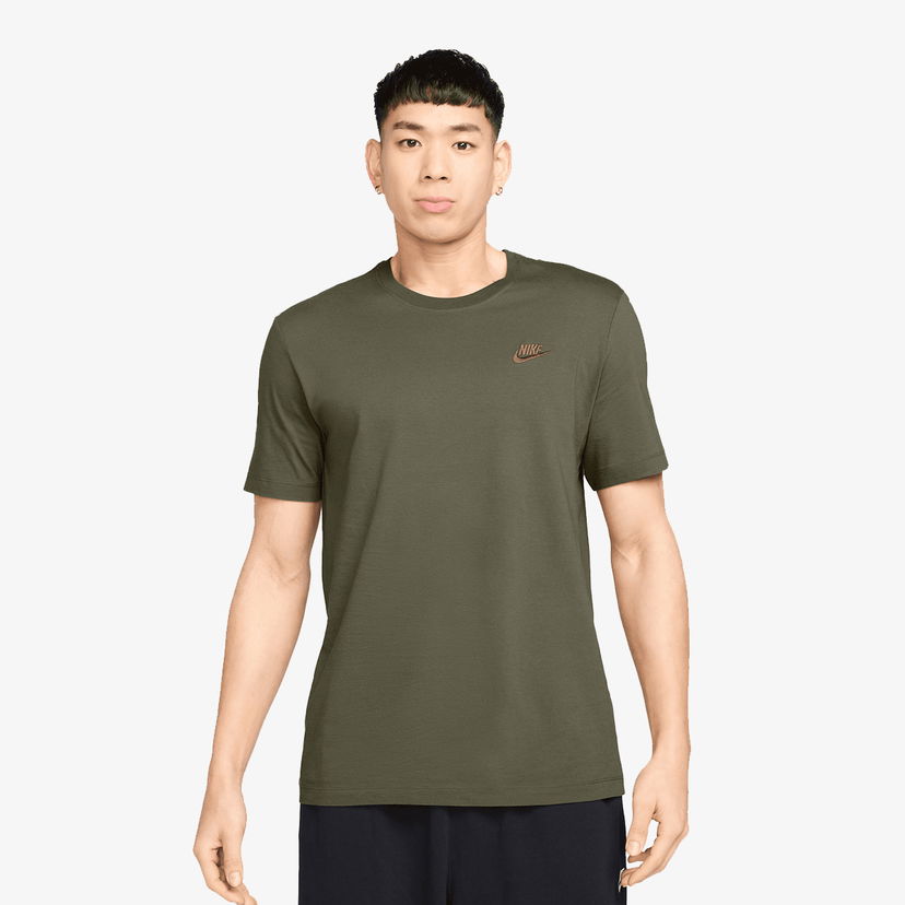T-shirt Nike Men's NSW Club T-Shirt Grøn | AR4997-225