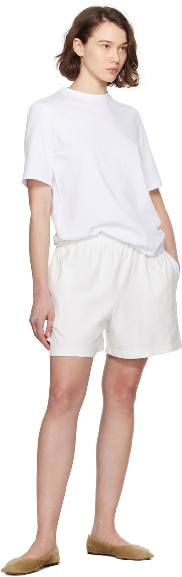 Shorts The Row The Row Gunty Shorts Hvid | 7875-K526, 3