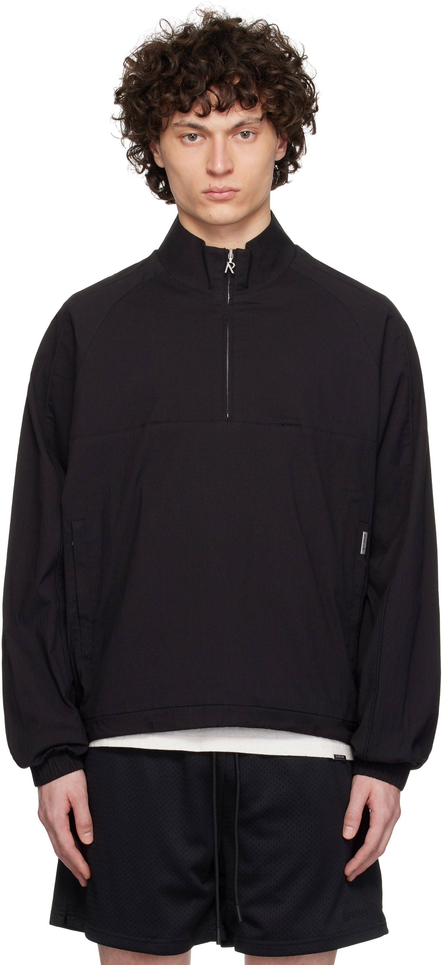 Vindjakke Represent Clo Represent Quarter Zip Jacket Sort | MLM1805, 0