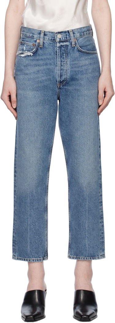 Jeans AGOLDE 90's Crop Mid Rise Straight Jeans Blå | A173F-1206, 0