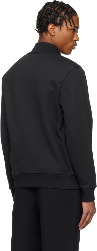 Jakke Moncler Moncler Tricolor-Trimmed Cotton Zip-Up Sweatshirt Sort | K10918G00072809KR, 2