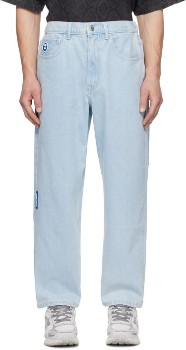Jeans AAPE by A Bathing Ape AAPE by A Bathing Ape 'AAPE NOW' Jeans Blå | AAPJNMB623XANBLL, 0