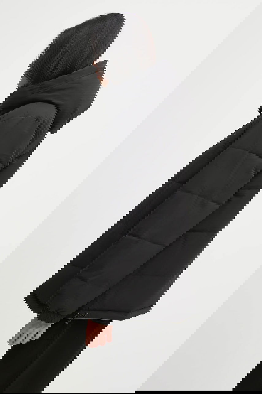 Puffer jakke A.P.C. A.P.C. Doudoune Sam Hooded Puffer Jacket Sort | PSALJ.H30208, 1