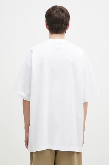 T-shirt VETEMENTS Oval Logo Oversized T-Shirt Hvid | UA66TR605W, 2