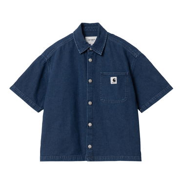Skjorte Carhartt WIP Lovilia Shirt Mørkeblå | I031935_01_06, 5