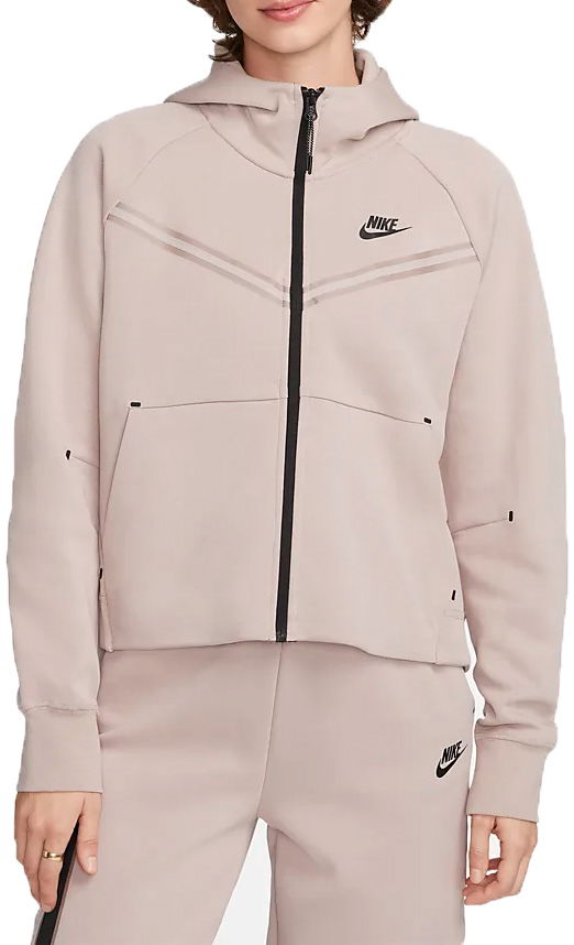 Sweatshirt Nike Hoodie Sportswear Tech Fleece Windrunner Lyserød | cw4298-272, 0