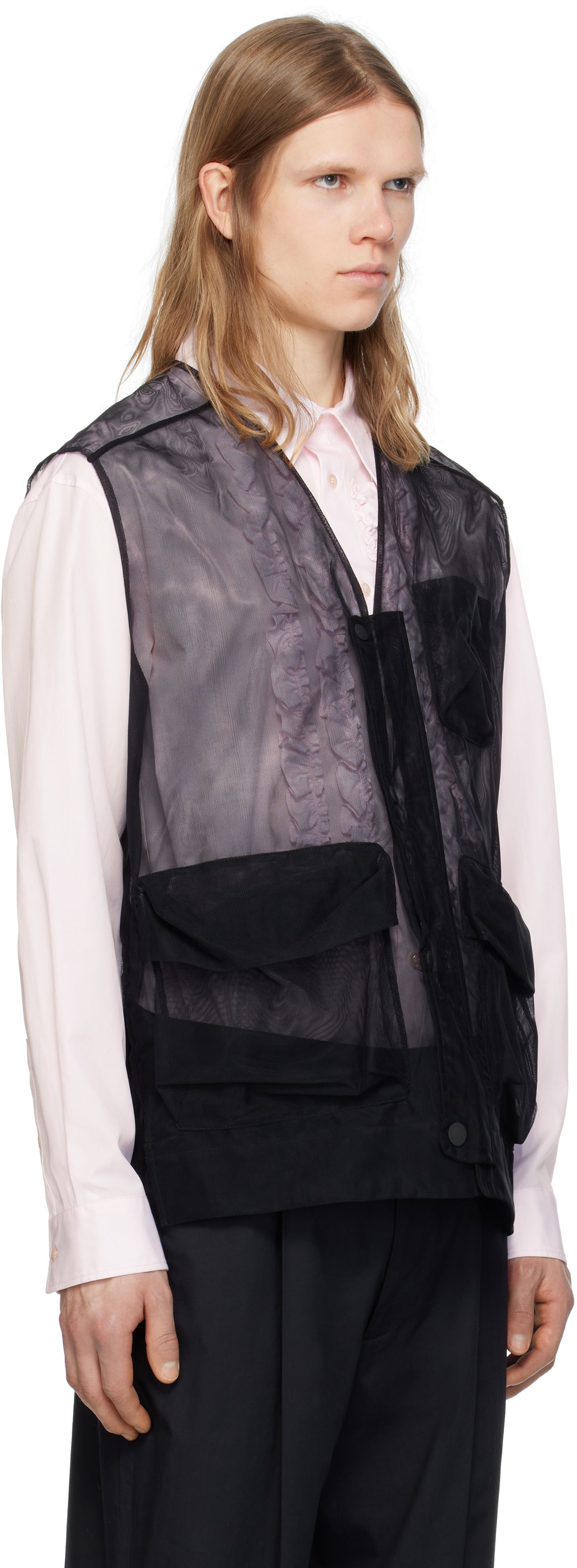Vest Simone Rocha Simone Rocha Multi Pocket Utility Vest Sort | 5347D 0069, 1