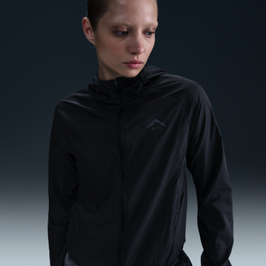 Vindjakke Nike Nike Trail Hooded Jacket Sort | hj2250-010, 3