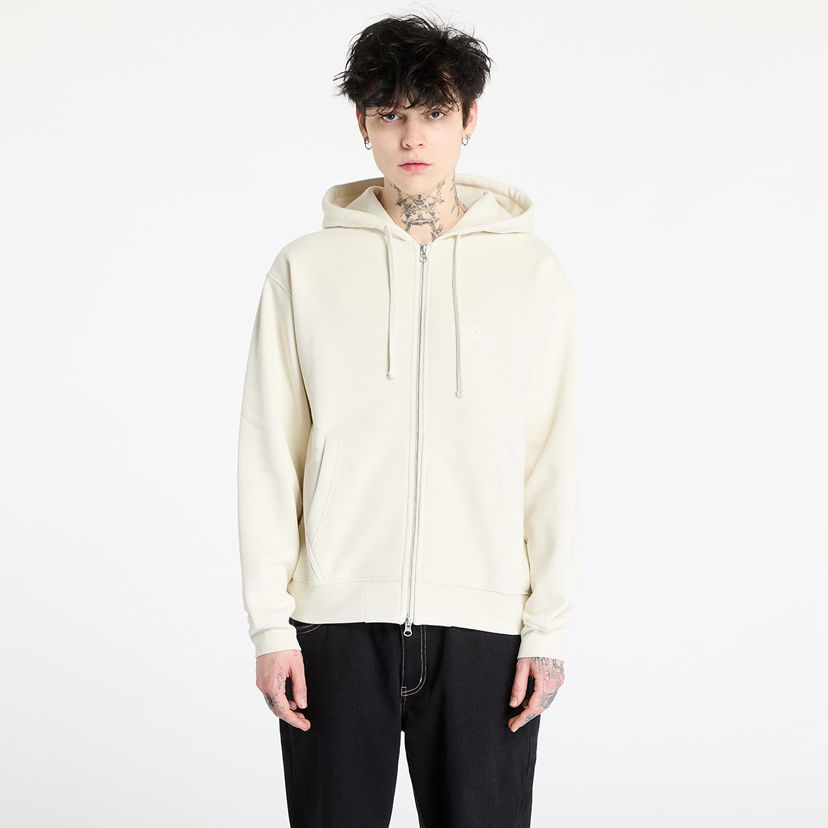 Sweatshirt Dime DIME Cursive Small Logo Zip Hoodie Beige | DIMEHO2453NAT