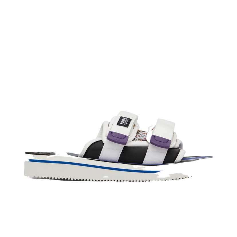Sneakers og sko SUICOKE Missoni Edition Moto Slides Hvid | OG-056MSN-VAR2 / MOTO-MSN-VAR2