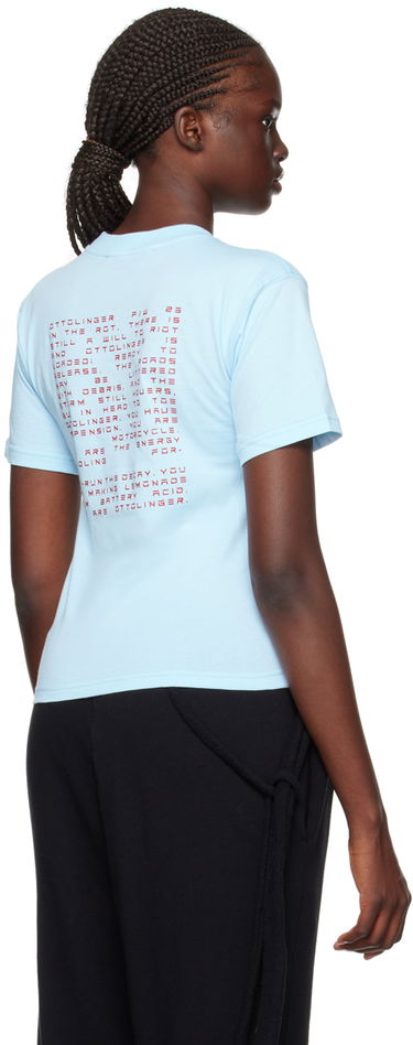 T-shirt Ottolinger Ottolinger Otto T-Shirt Blå | 1501412, 2