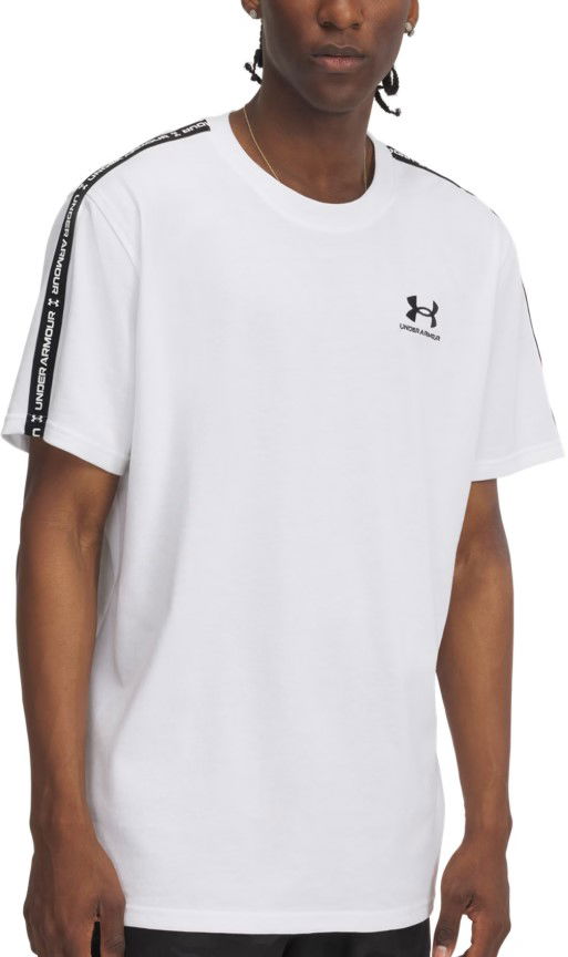 T-shirt Under Armour UA Icon HWT Taping T-Shirt Hvid | 1390300-100