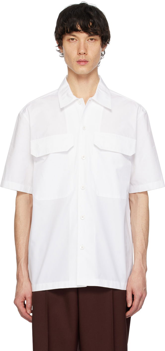 Skjorte Jil Sander Heavy Shirt Hvid | J22DL0194_J45002