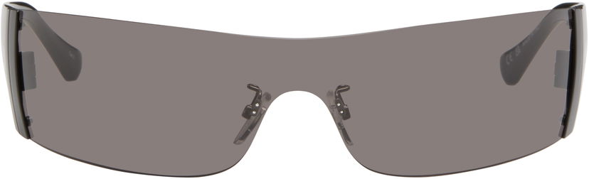 Solbriller Courrèges Courrèges Vision 02 Shield Sunglasses Grå | 424ALU016AC0006