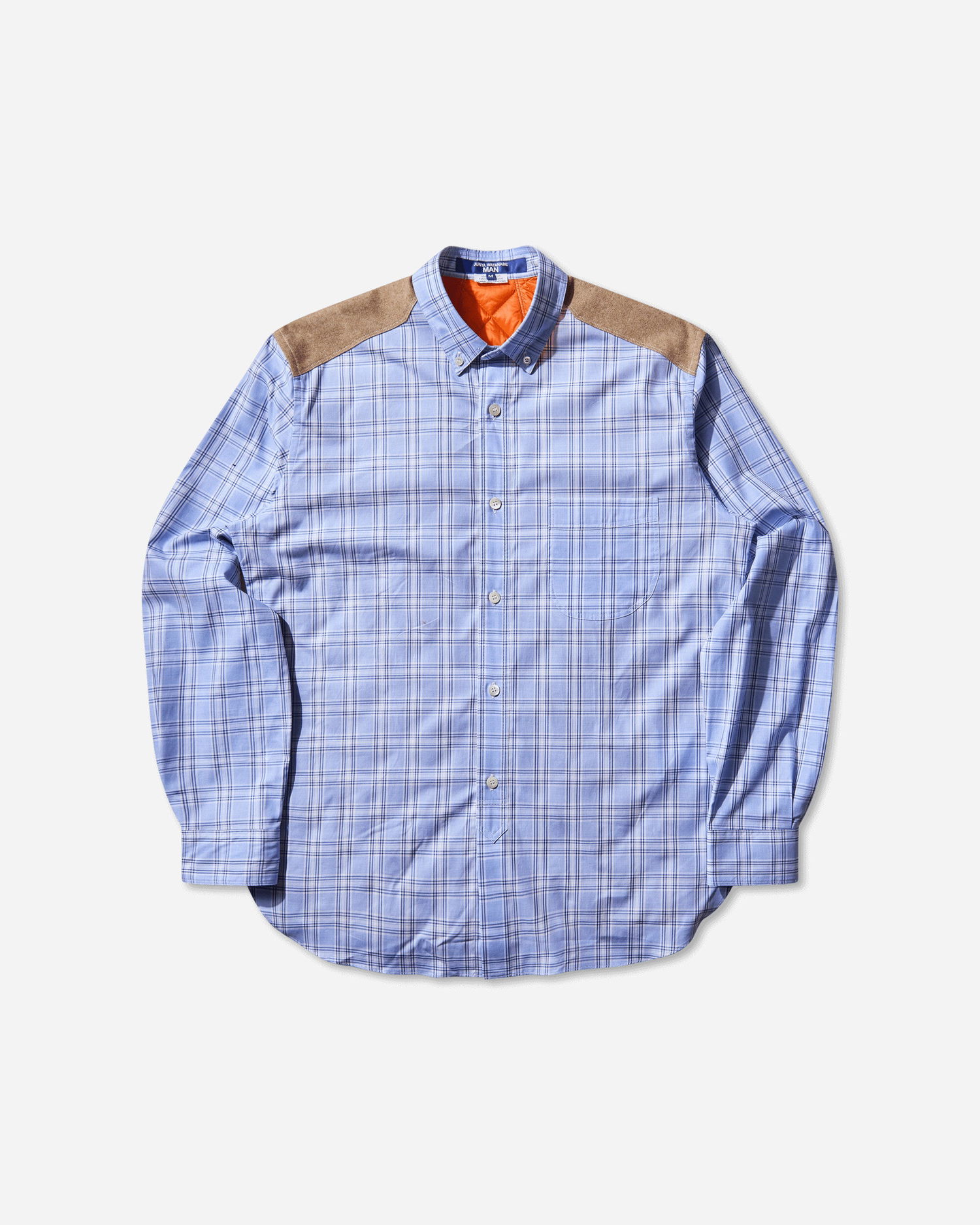 Skjorte Junya Watanabe Quilted Shirt Orange | WP-B012-W25 1, 1