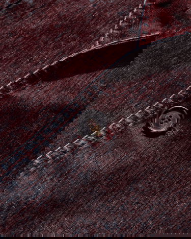 Jakke Maison Margiela Flocked Denim Suit Jacket Bourgogne | SH2BN0019 227, 4