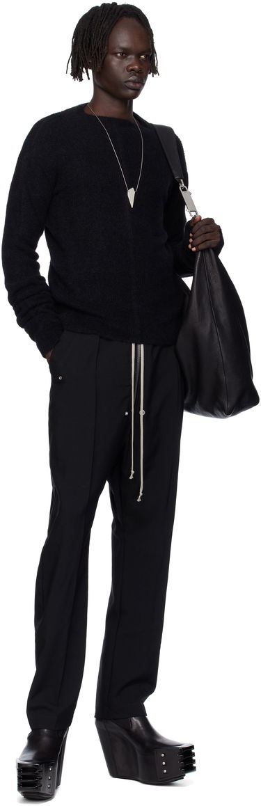 Sweater Rick Owens Rick Owens Headon Pull Sweater Sort | RU02E1690 KWP, 3
