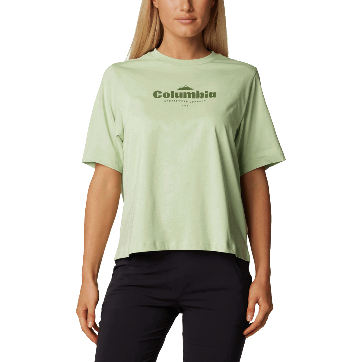 T-shirt Columbia North Cascades Relaxed T-Shirt Grøn | 1992085349, 0