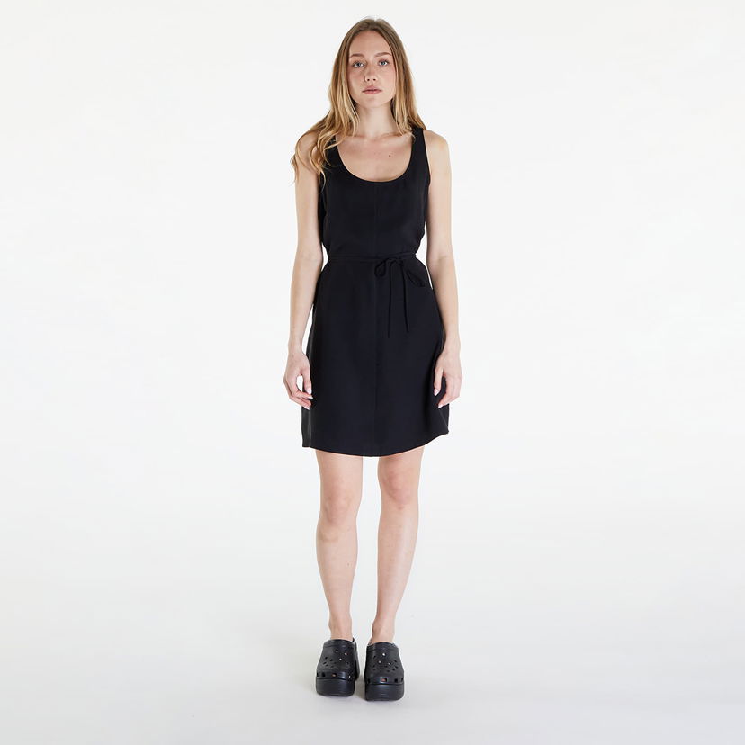 Kjole CALVIN KLEIN Jeans Tie Waisted Day Dress Black Sort | J20J223320 BEH