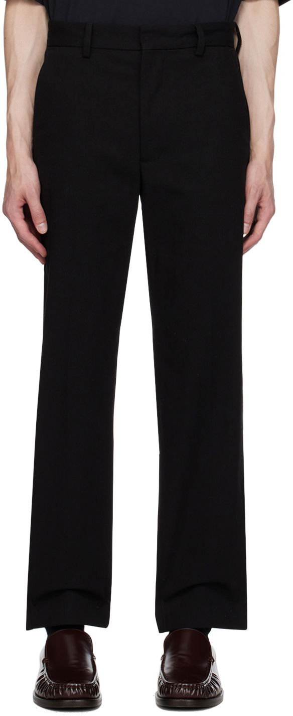 Bukser Acne Studios Flag Trousers Sort | BK0552-, 0