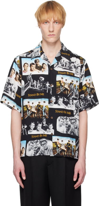 Skjorte WACKO MARIA WACKO MARIA 'Stand By Me' Print Shirt Sort | SBM-WM-HI01, 0