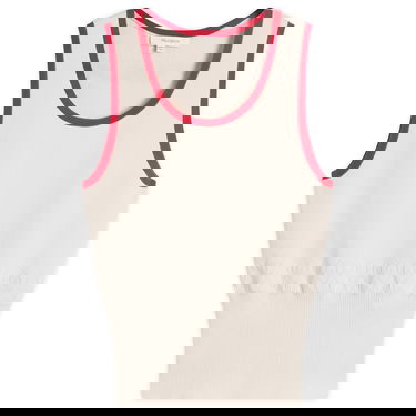 Tanktop JW Anderson JW Anderson Contrast Trim Knit Vest Beige | KW1442-YN0432-241, 0