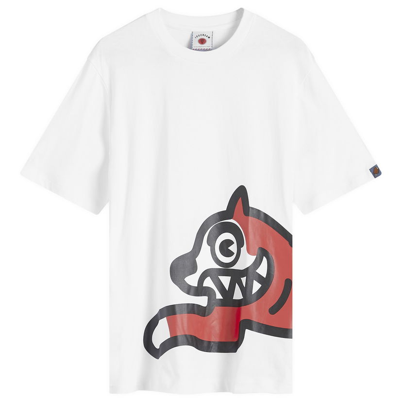T-shirt BBC IceCream ICECREAM Jumbo Running Dog T-Shirt Hvid | IC24235-WH